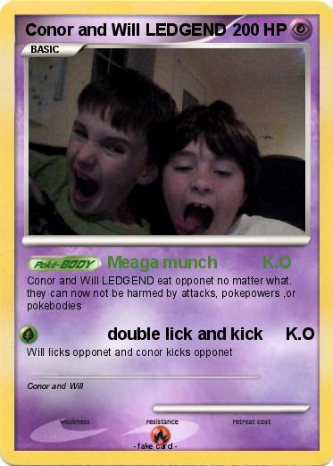 Pokemon Conor and Will LEDGEND