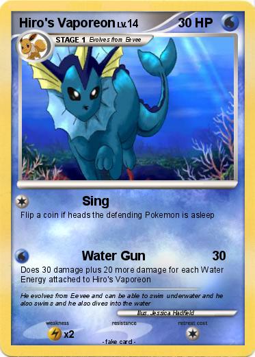 Pokemon Hiro's Vaporeon
