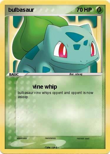 Pokemon bulbasaur