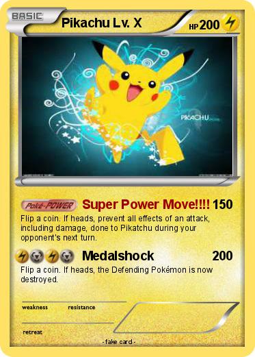 Pokemon Pikachu Lv. X