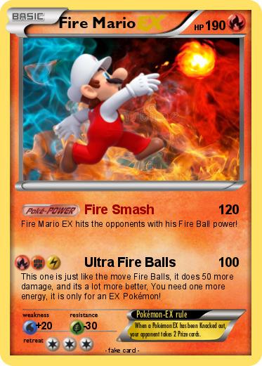 Pokemon Fire Mario