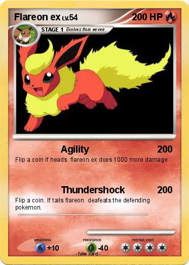 Pokemon Flareon ex