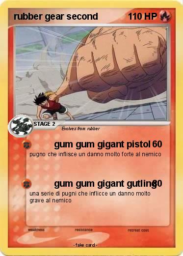 Pokemon rubber gear second