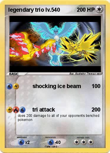 Pokemon legendary trio lv.540