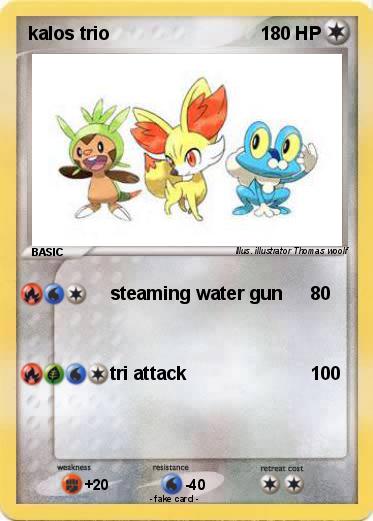 Pokemon kalos trio