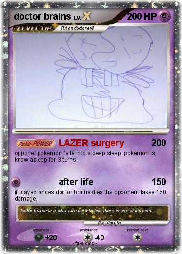 Pokemon doctor brains