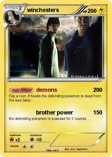 Pokemon winchesters