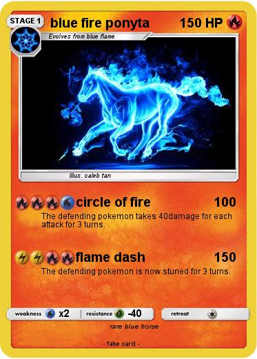 Pokemon blue fire ponyta