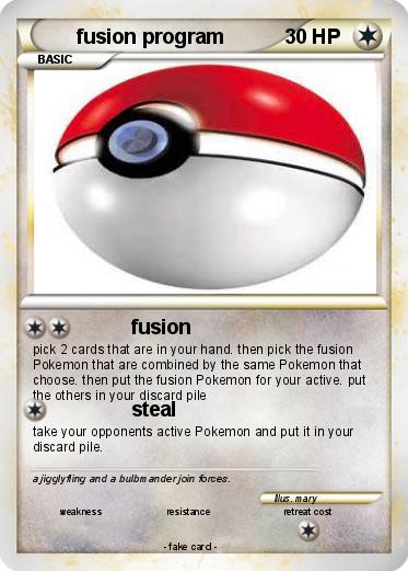 Pokemon fusion program