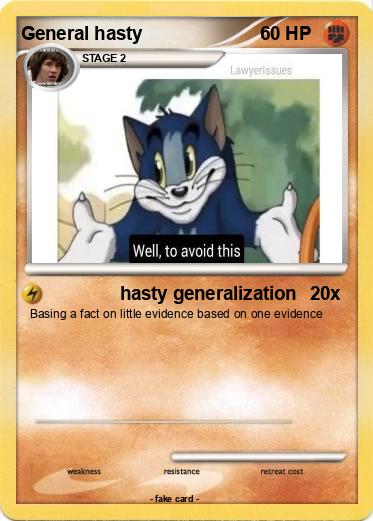 Pokemon General hasty