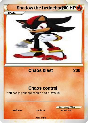 Pokemon Shadow the hedgehog