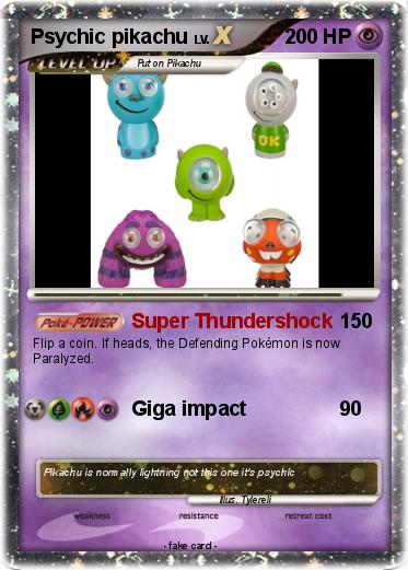 Pokemon Psychic pikachu