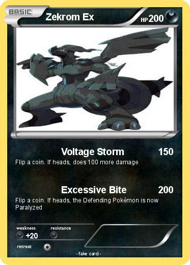 Pokemon Zekrom Ex
