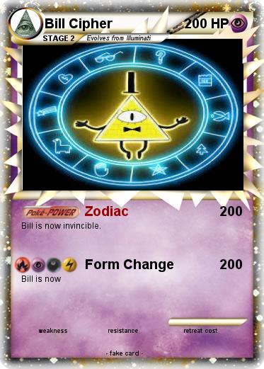 Pokemon Bill Cipher