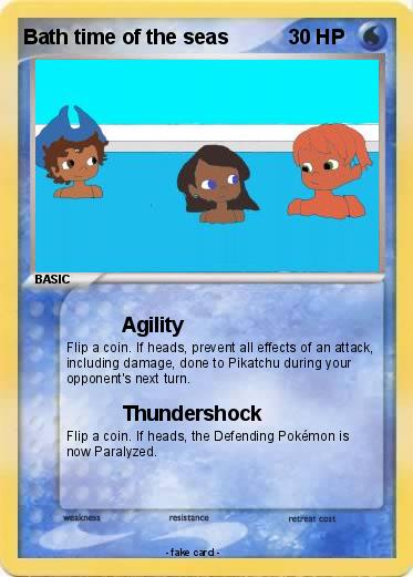Pokemon Bath time of the seas