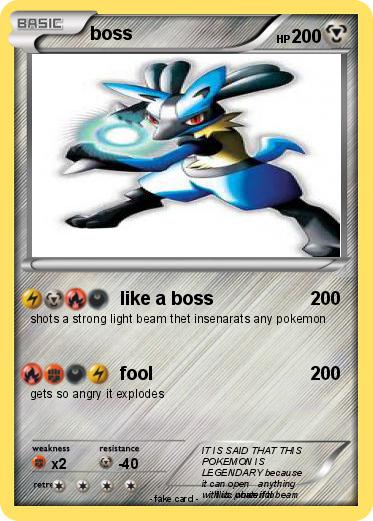 Pokemon boss