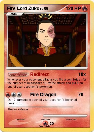 Pokemon Fire Lord Zuko