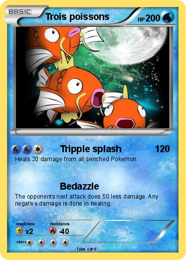 Pokemon Trois poissons