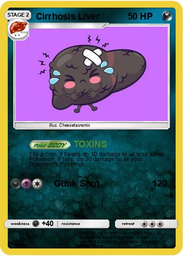 Pokemon Cirrhosis Liver