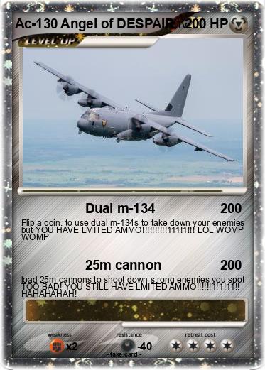 Pokemon Ac-130 Angel of DESPAIR