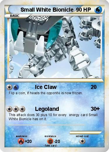 Pokemon Small White Bionicle