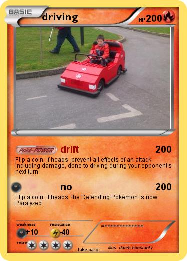 Pokemon driving