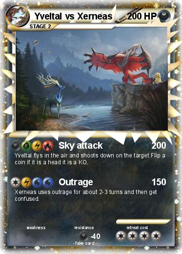Pokemon Yveltal vs Xerneas