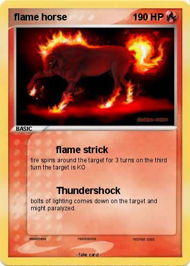 Pokemon flame horse