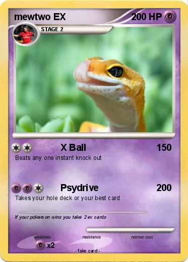 Pokemon mewtwo EX