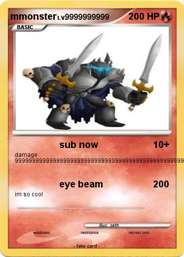 Pokemon mmonster