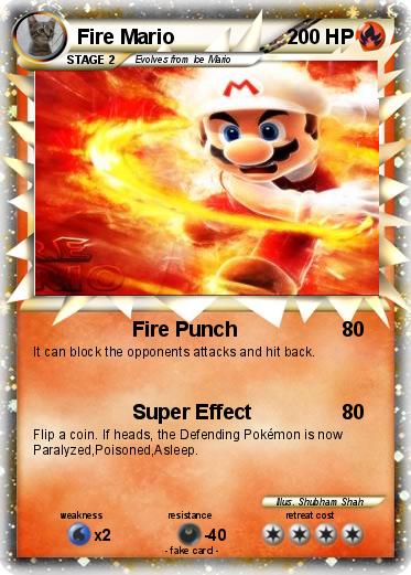 Pokemon Fire Mario