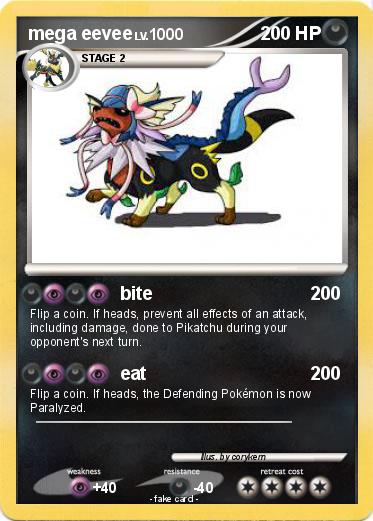 Pokemon mega eevee