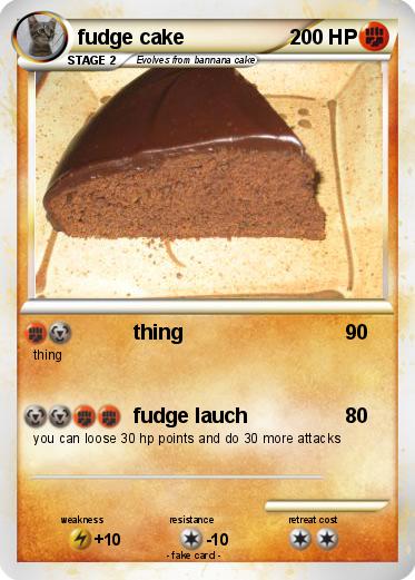 Pokemon fudge cake