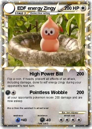 Pokemon EDF energy Zingy