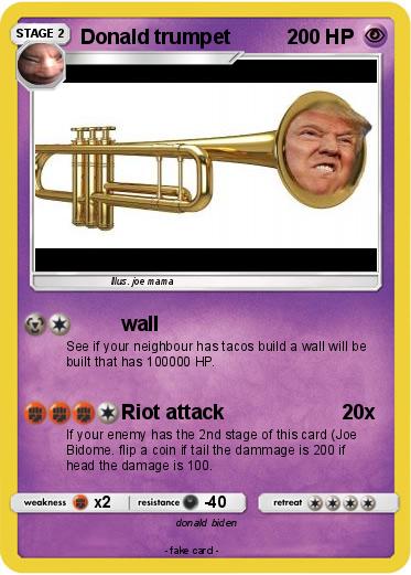 Pokemon Donald trumpet