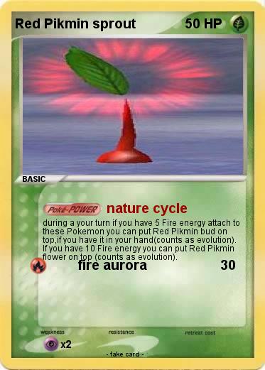 Pokemon Red Pikmin sprout