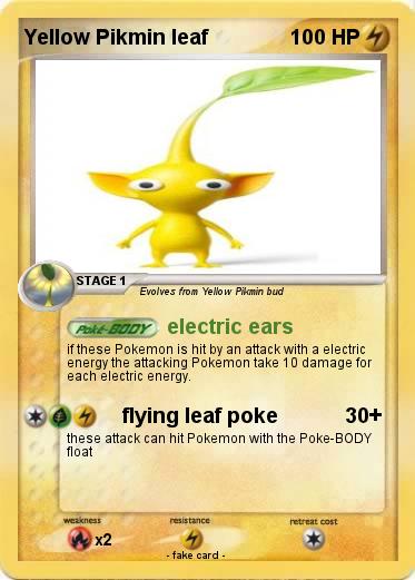 Pokemon Yellow Pikmin leaf