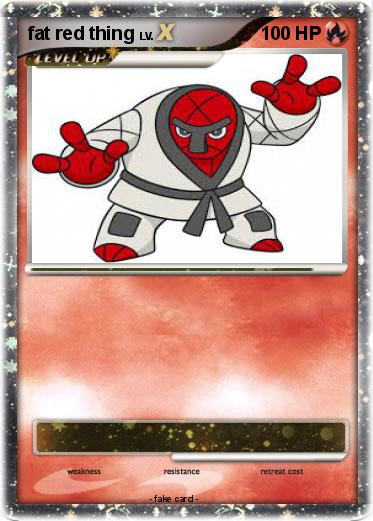 Pokemon fat red thing
