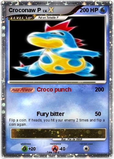 Pokemon Croconaw P