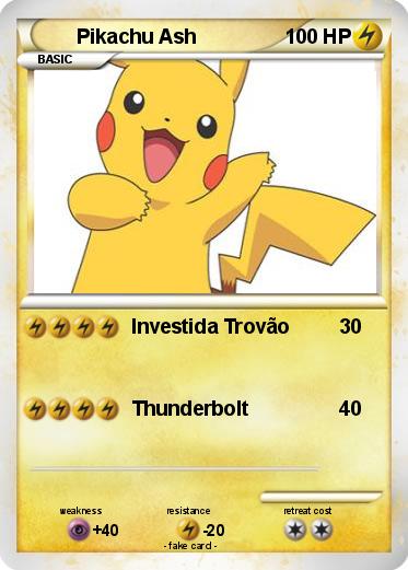 Pokemon Pikachu Ash