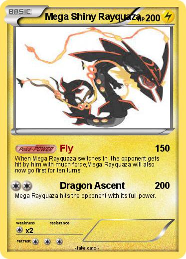 One of my pride and joy Pokémon… shiny mega rayquaza with a location card :  r/pokemongo