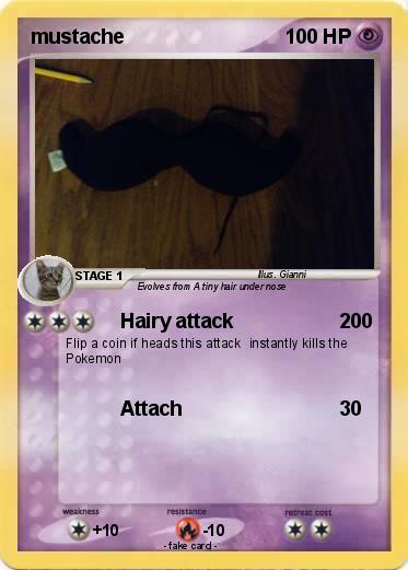 Pokemon mustache