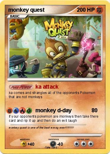 Pokemon monkey quest