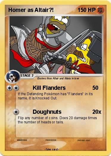 Pokemon Homer as Altair?!