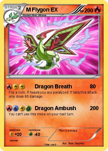 Pokemon M Flygon EX