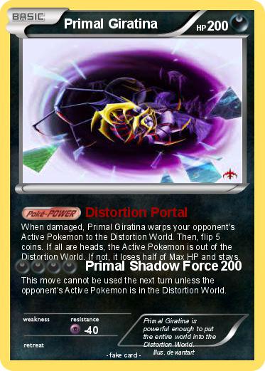 Pokemon Primal Giratina
