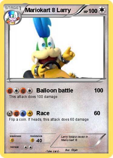Pokemon Mariokart 8 Larry