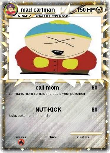Pokemon mad cartman