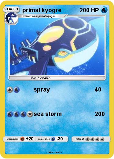 Pokemon primal kyogre