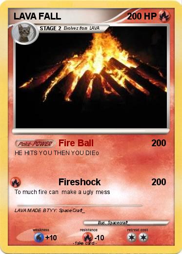 Pokemon LAVA FALL
